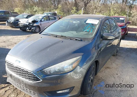 2017 Ford Focus Sel из США, поврежденный, VIN 1FADP3H2XHL257512